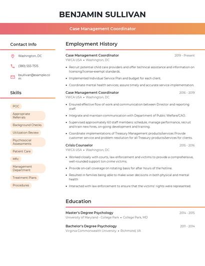 Resume example 3