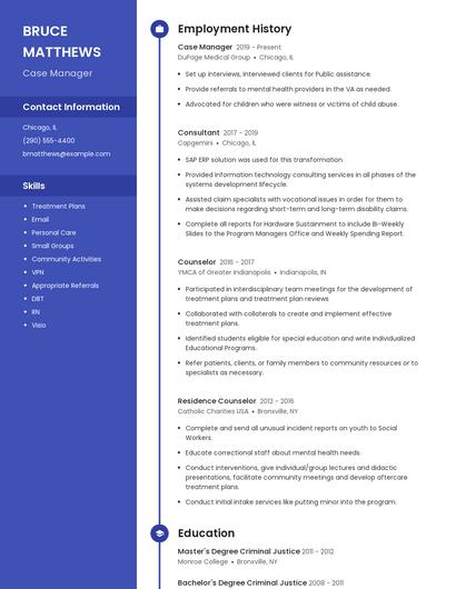 Resume example 4