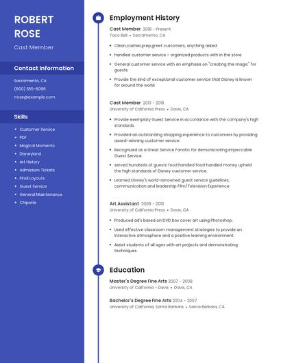 Resume example 4