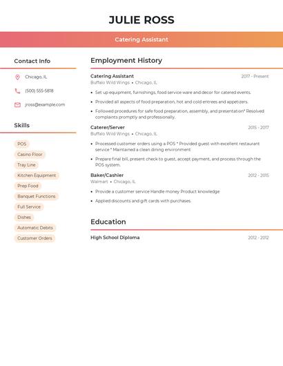 Resume example 3