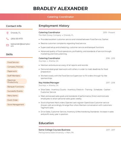 Resume example 3