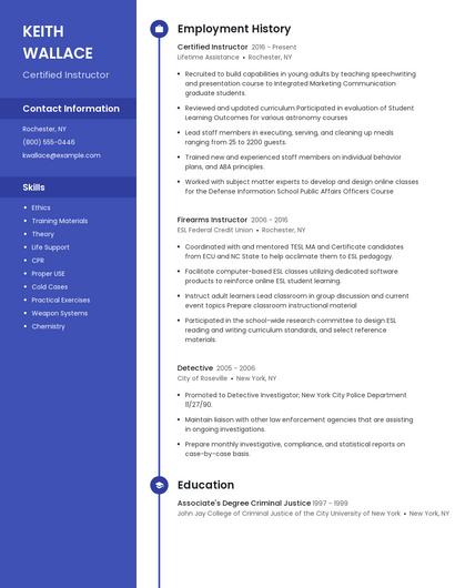 Resume example 4