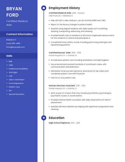 Resume example 4