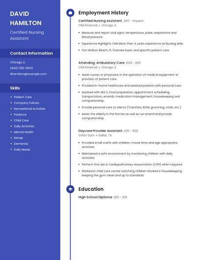 Resume example 5