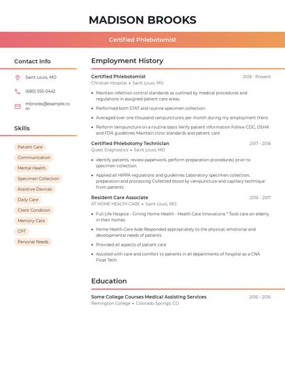 Resume example 3