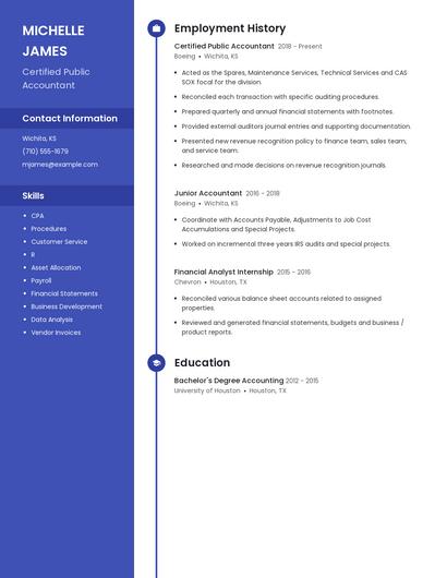 Resume example 4