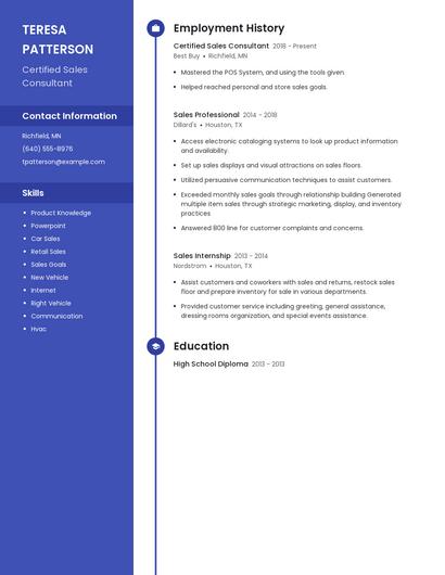 Resume example 4