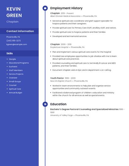 Resume example 4