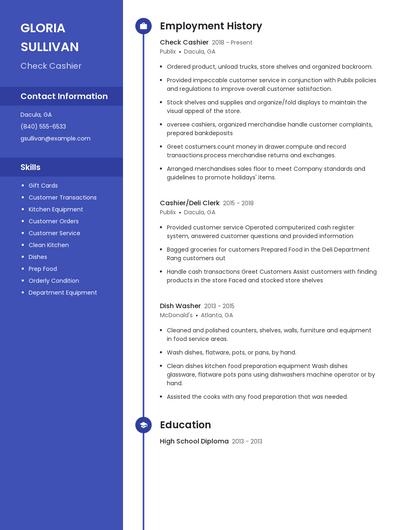 Resume example 5