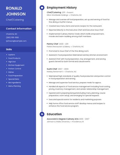 Resume example 4