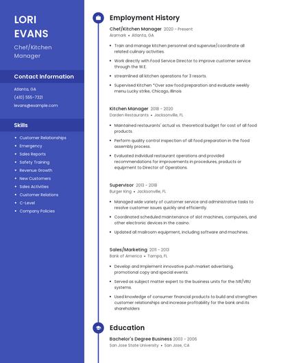 Resume example 4