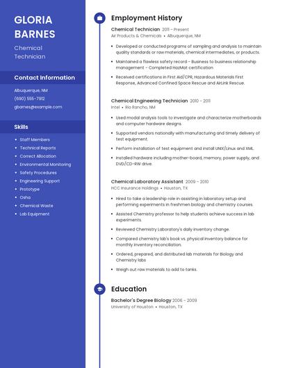 Resume example 4
