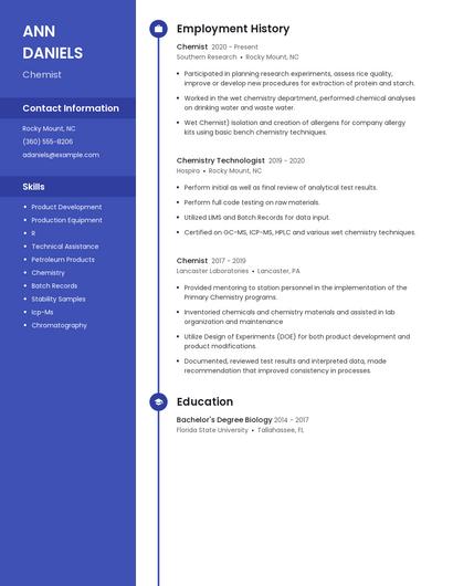 Resume example 4