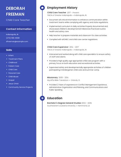 Resume example 4