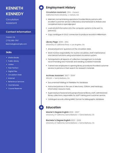 Resume example 4