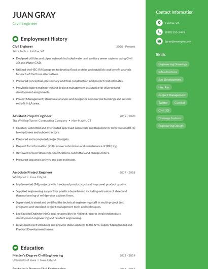 Resume example 4