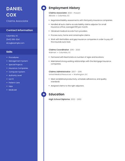 Resume example 4