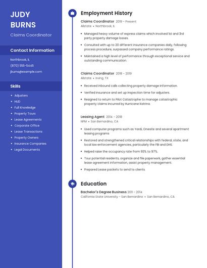 Resume example 4