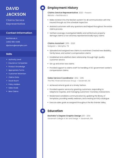 Resume example 5