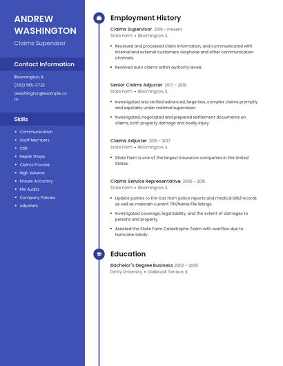 Resume example 4