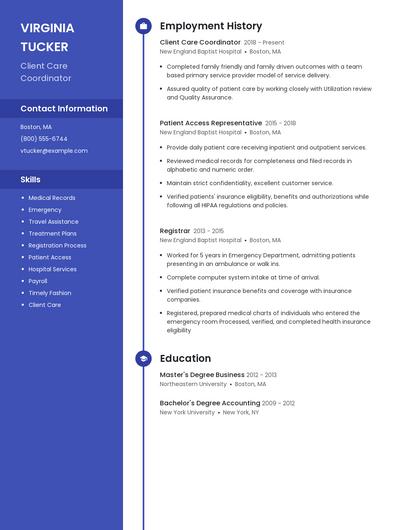 Resume example 4