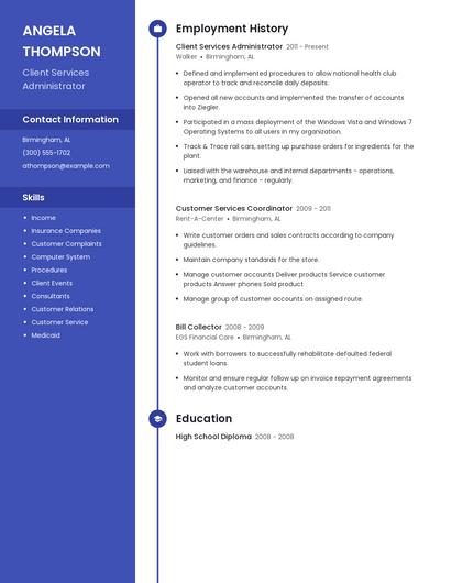 Resume example 5