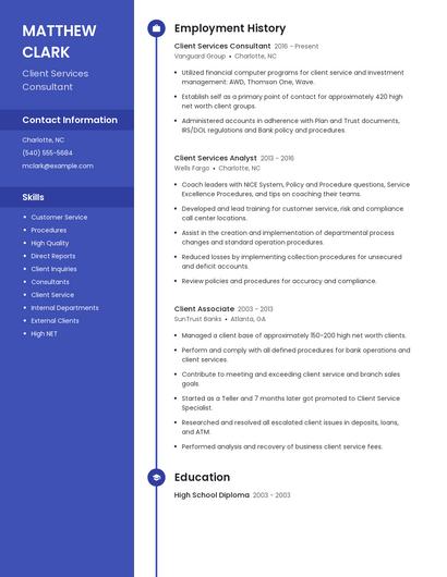Resume example 4