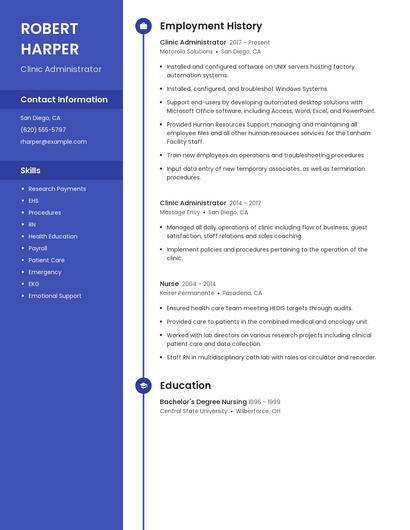 Resume example 5