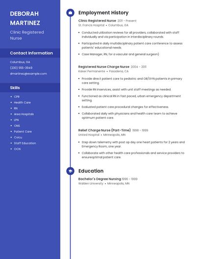 Resume example 5