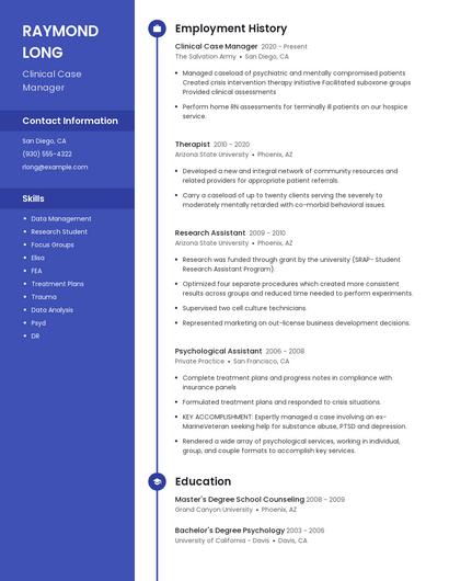 Resume example 5