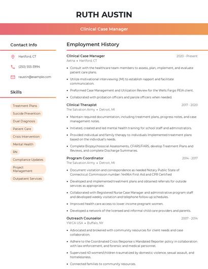 Resume example 3