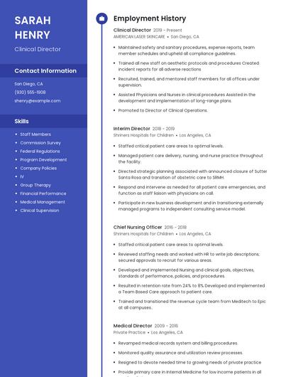 Resume example 4