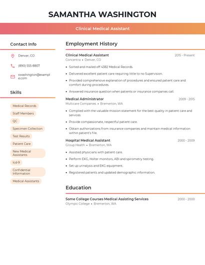Resume example 3