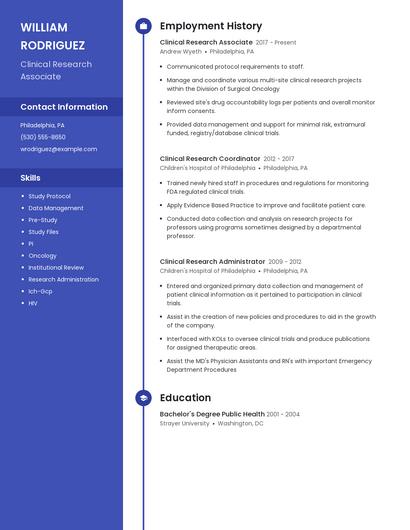 Resume example 5