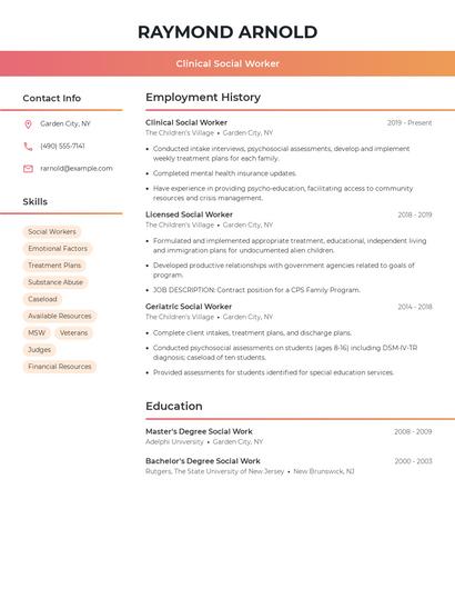 Resume example 3