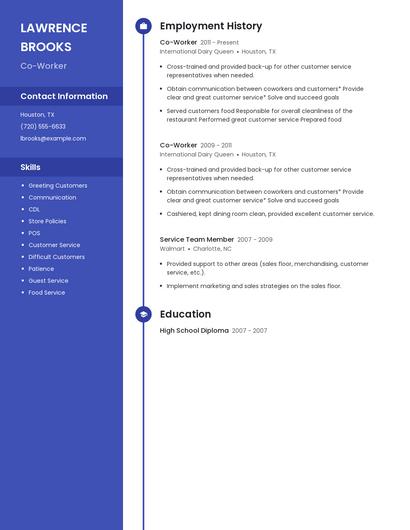 Resume example 4