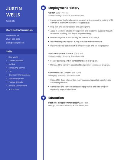 Resume example 5