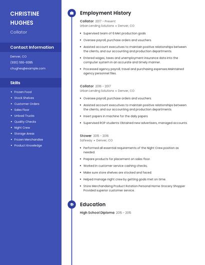 Collator Resume
