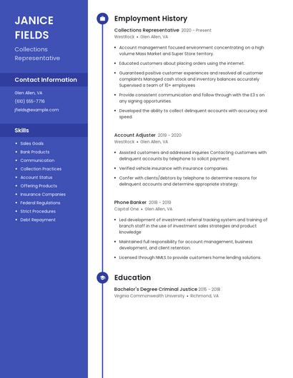 Resume example 4