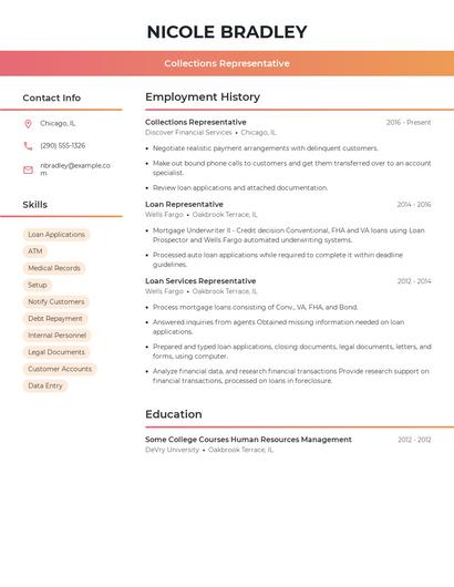 Resume example 3