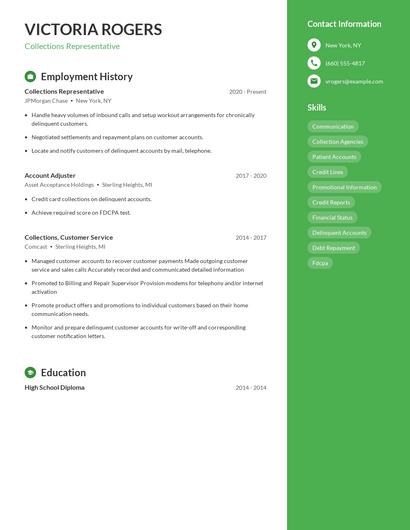 Resume example 5