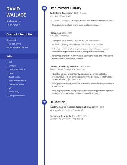 Resume example 5