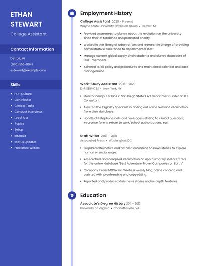 Resume example 5