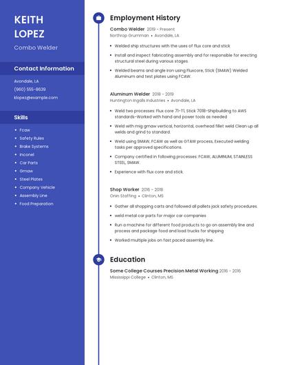 Resume example 5