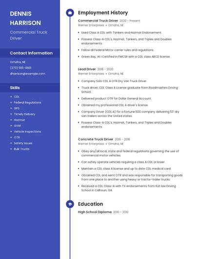 Resume example 4