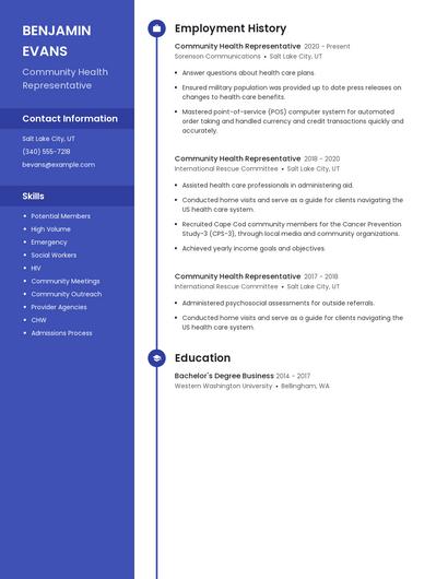 Resume example 4
