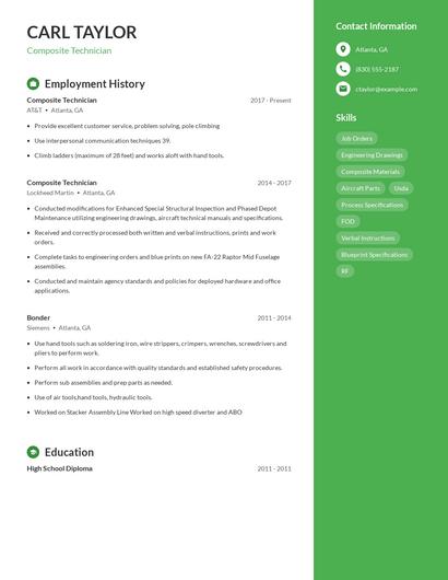 Resume example 4
