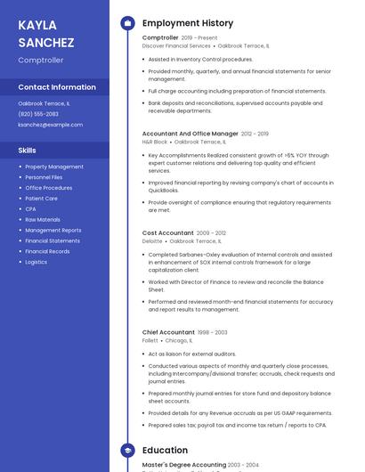Resume example 4