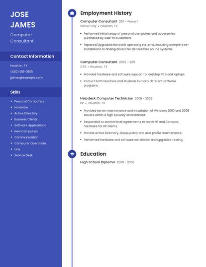 Resume example 4