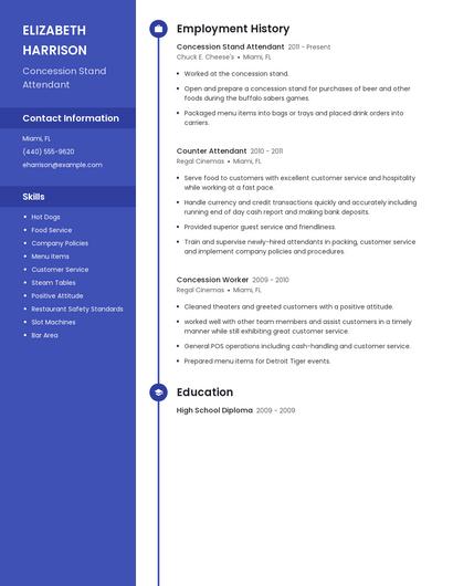 Resume example 5